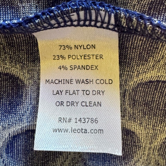 NWT Women’s Leota Seraphina Textured Knit Dress - Size XL - Navy - Picture 14 of 16